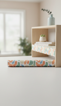 Apricot Glow adhesive shelf liner